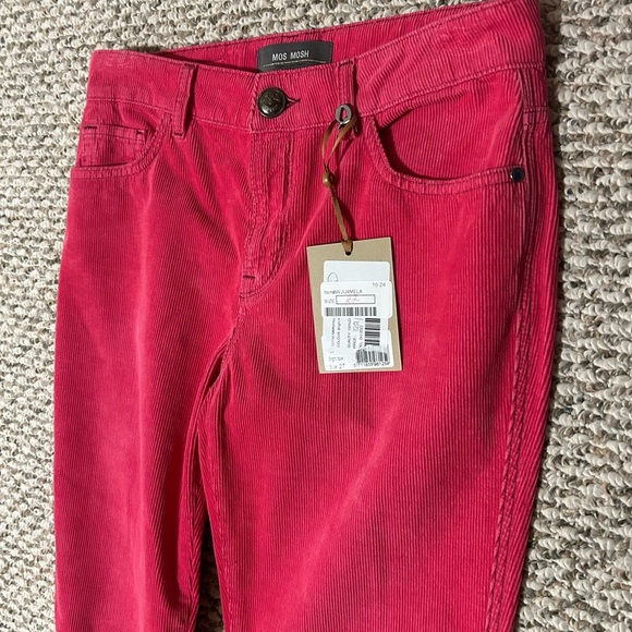 Mos Mosh NWT sz.27 pink bootcut corduroy pants - Picture 6 of 13